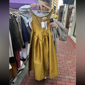 Green Gown - Zena Presley Corset Dress